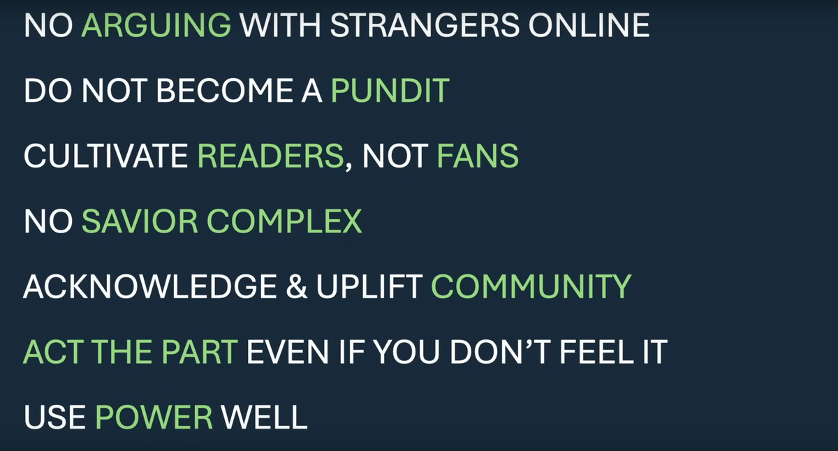 Draft Four: Don’t be a cult, be of service